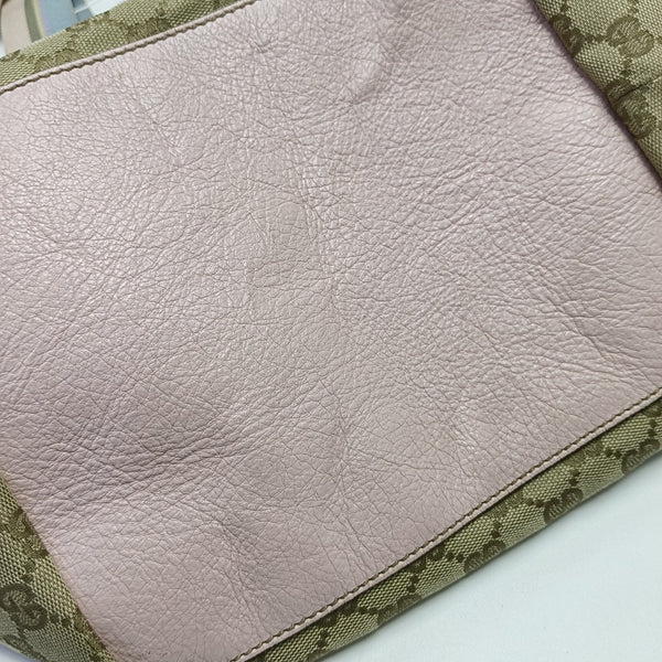 Monogram Canvas Tote Bag Beige