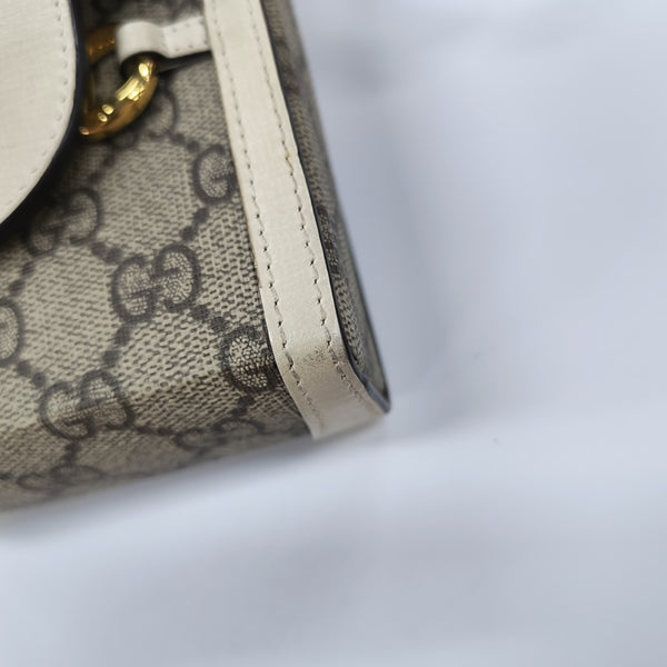 Horsebit 1955 Mini Coated Canvas Beige