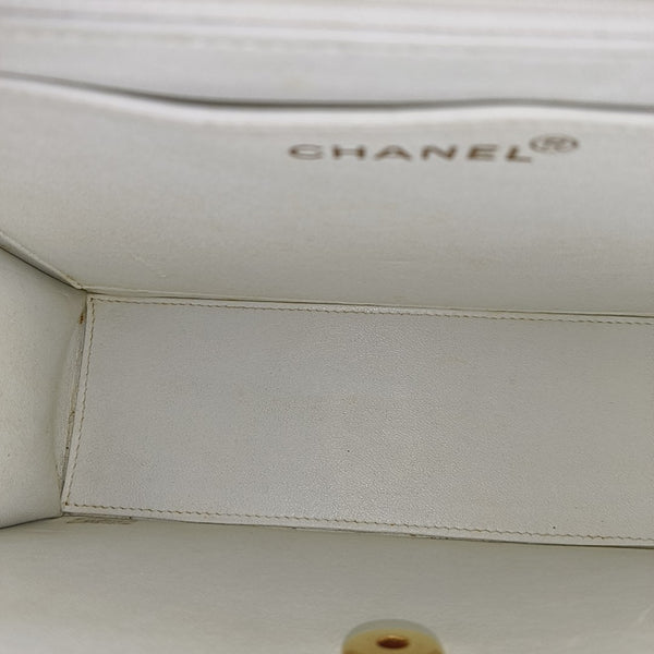 Quilted Calfskin White
