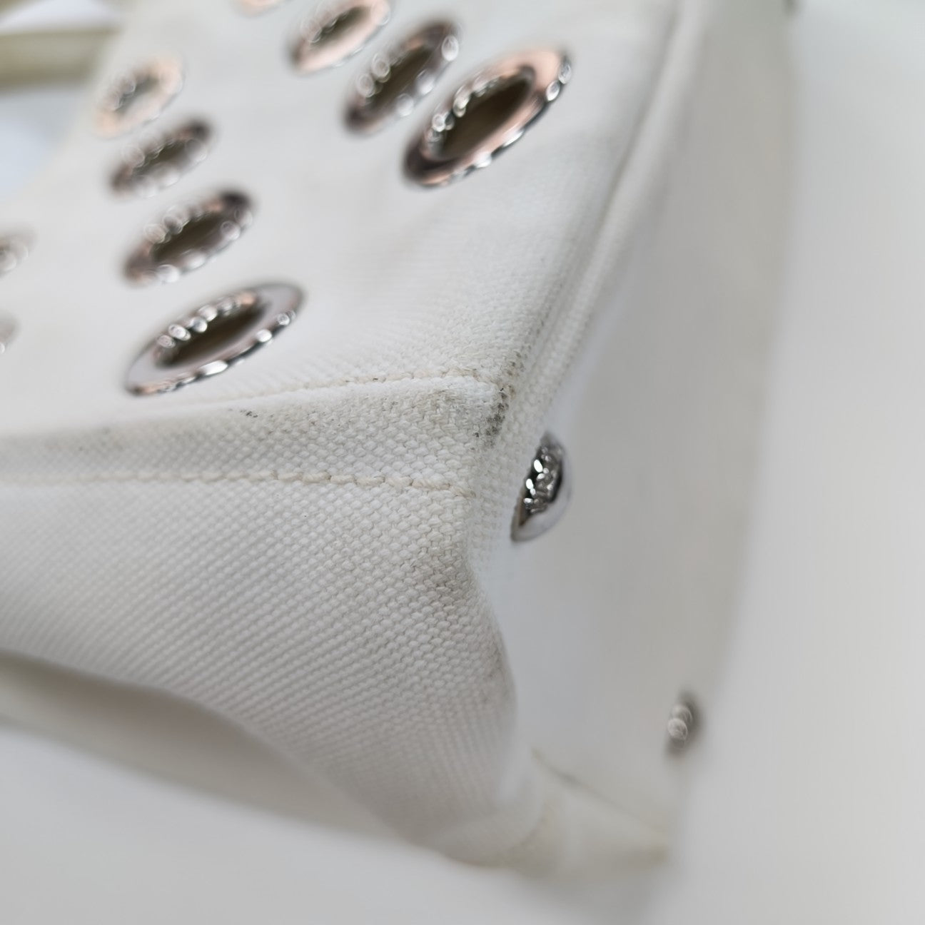 Denim Canvas White