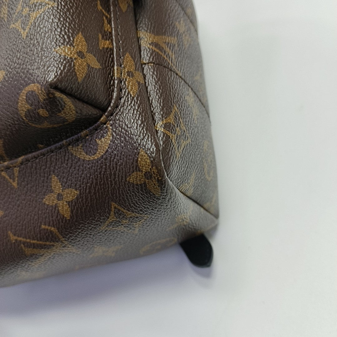 PALM SPRINGS PM Monogram Coated Canvas Brown