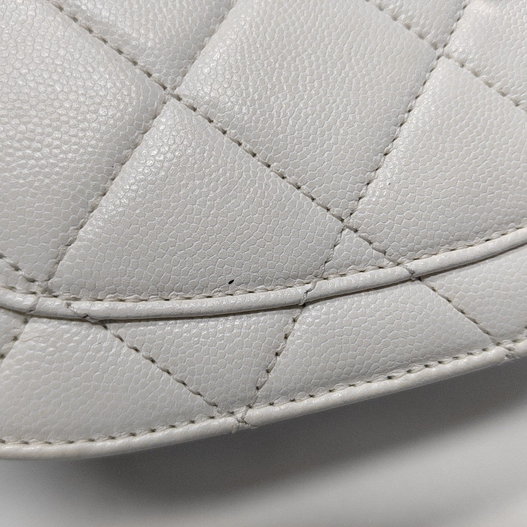 Quilted Calfskin White