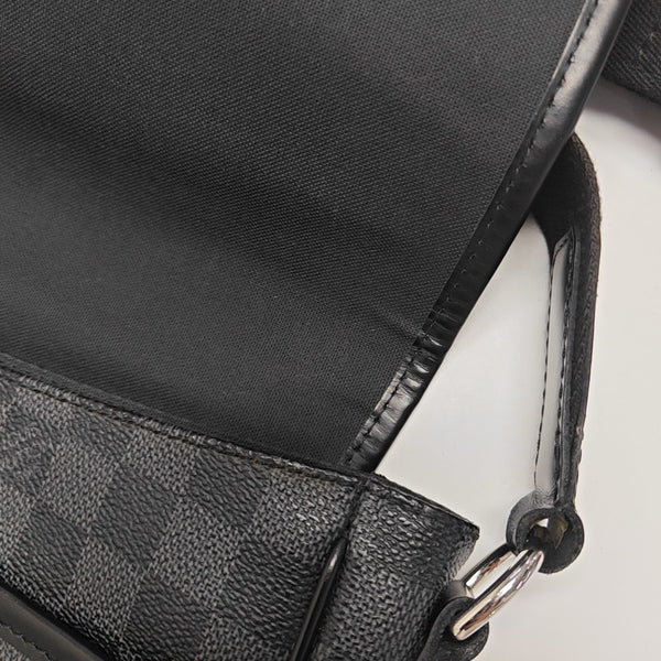 DANIEL Damier Graphite Coated Canvas Gray