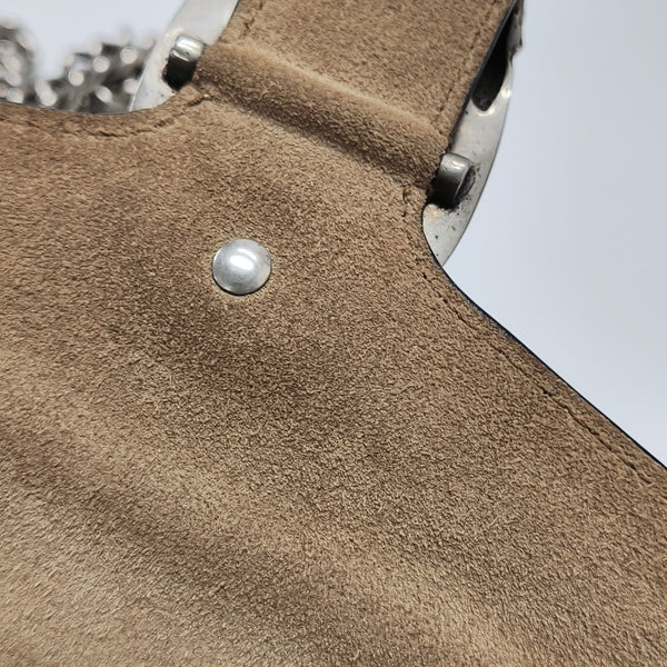 Dionysus Mini Monogram Coated Canvas Beige