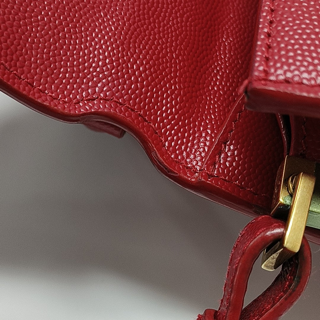 CASSANDRA Mini Calfskin Red