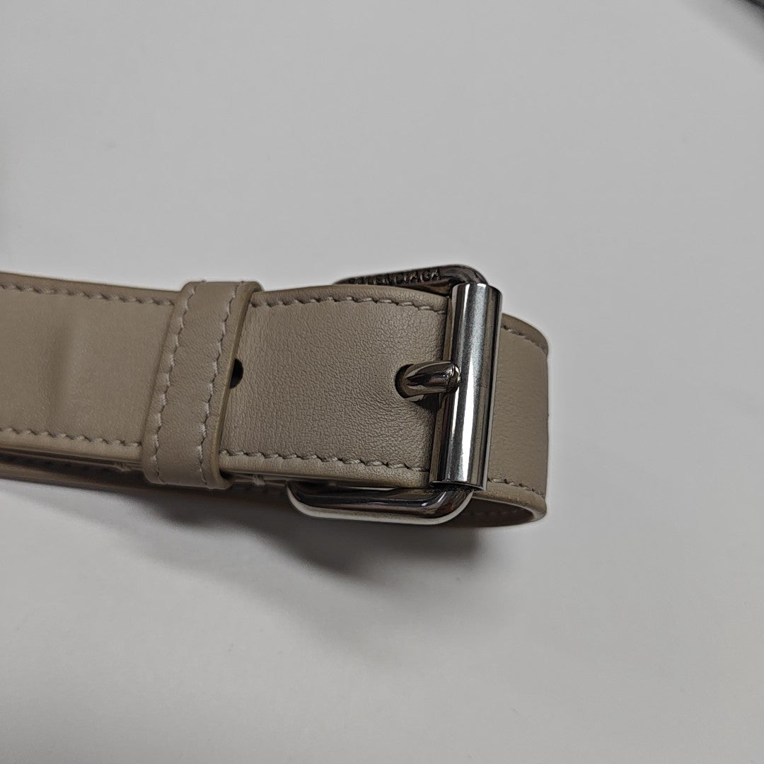 Downtown Small Calfskin Beige