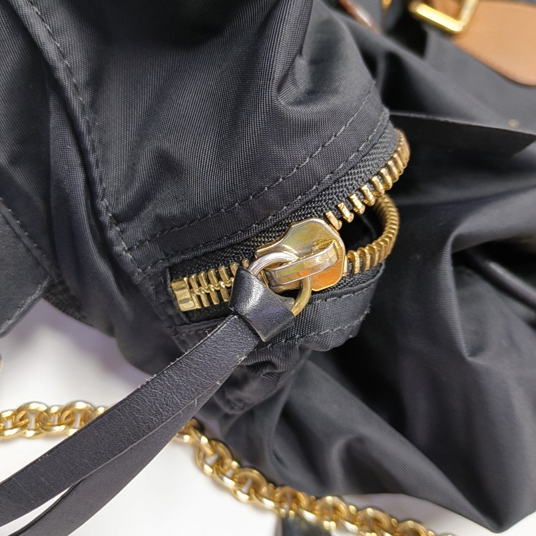 The Rucksack Medium Nylon Black