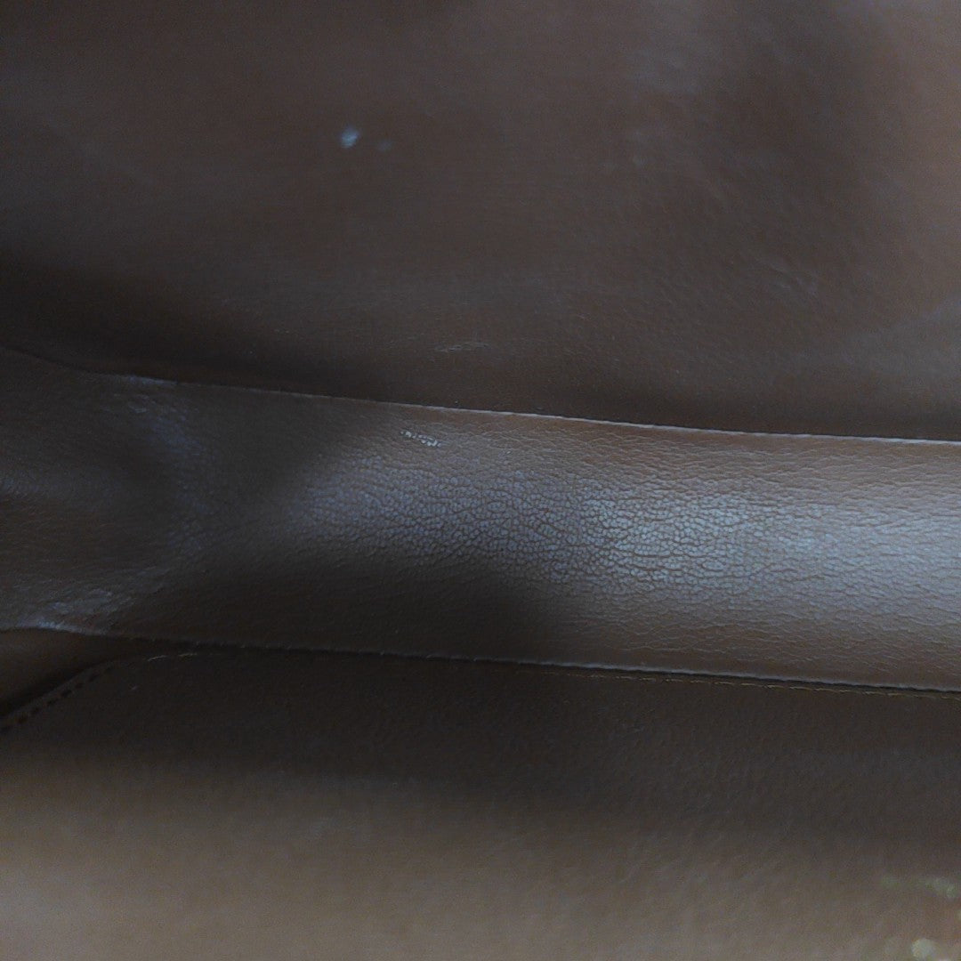MARCEAU Monogram Coated Canvas Brown