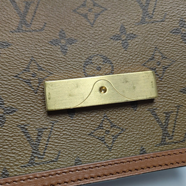 DAUPHINE Mini Monogram Coated Canvas Brown