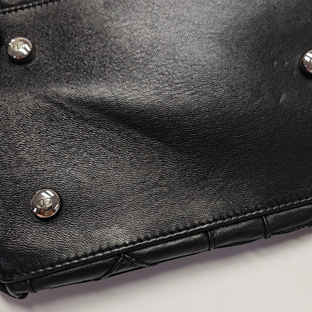 Granville Quilted Lambskin Black