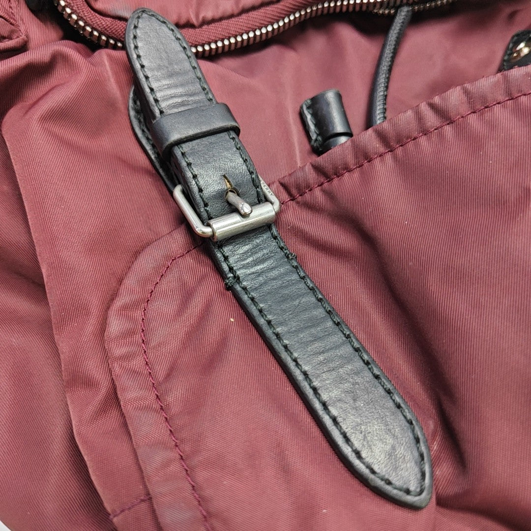 The Rucksack Medium Nylon Red