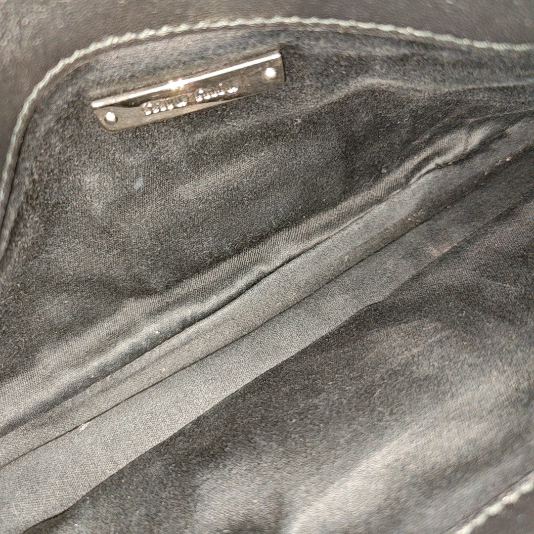 Crystal Quilted Lambskin Black