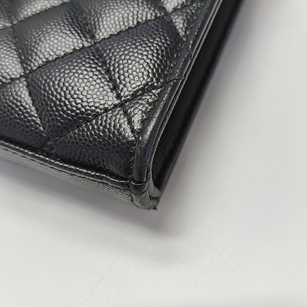 MONOGRAM Medium Chevron Calfskin Black