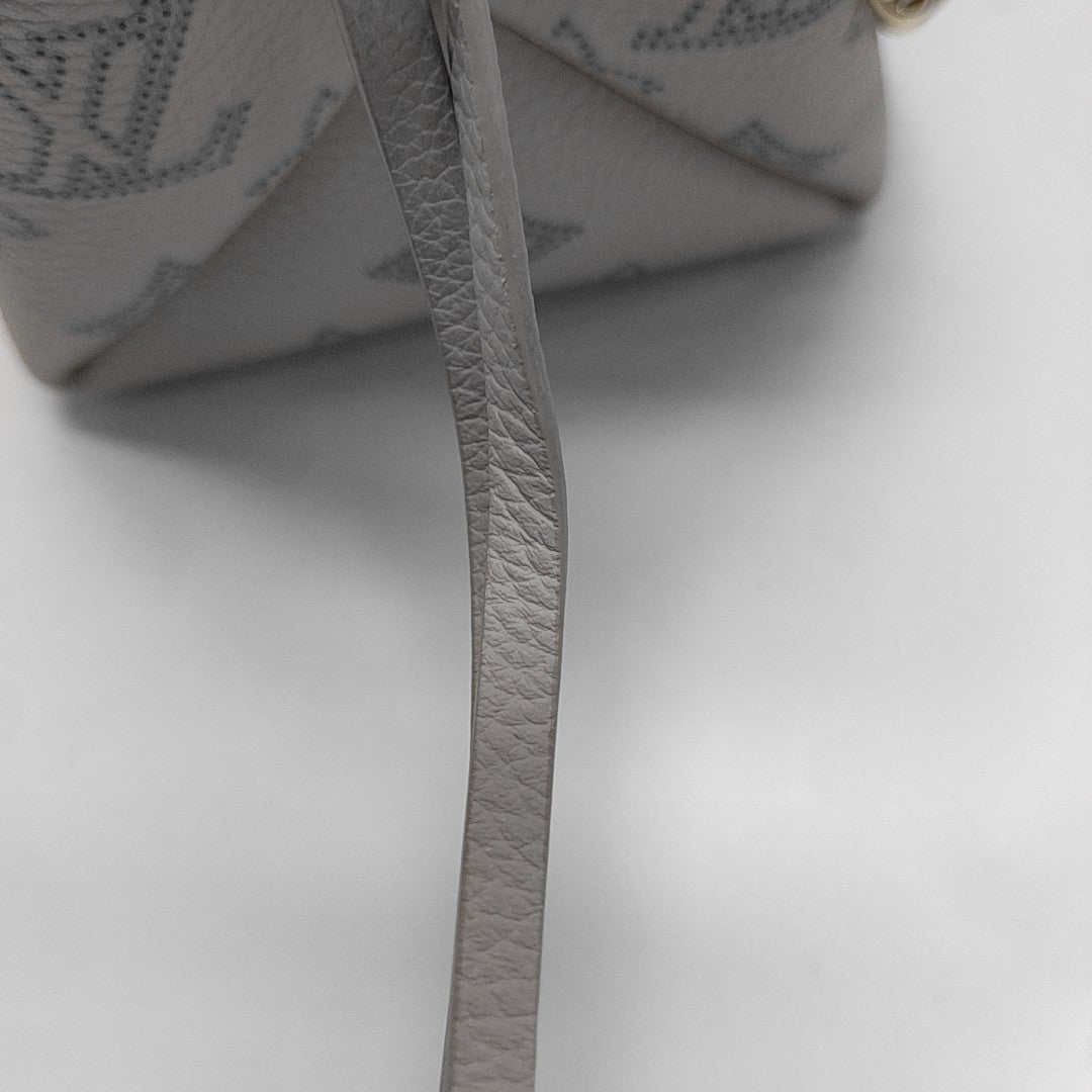 BELLA Monogram Calfskin Gray