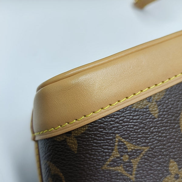 NOÉ Nano Monogram Coated Canvas Brown