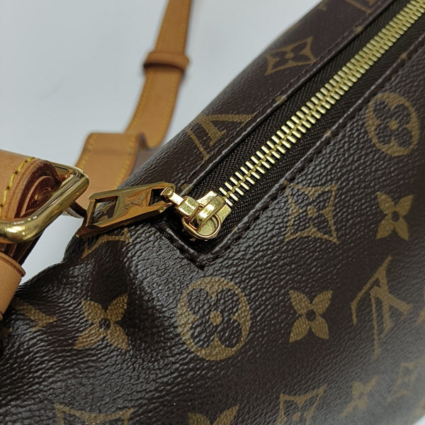 BUMBAG Monogram Coated Canvas Brown