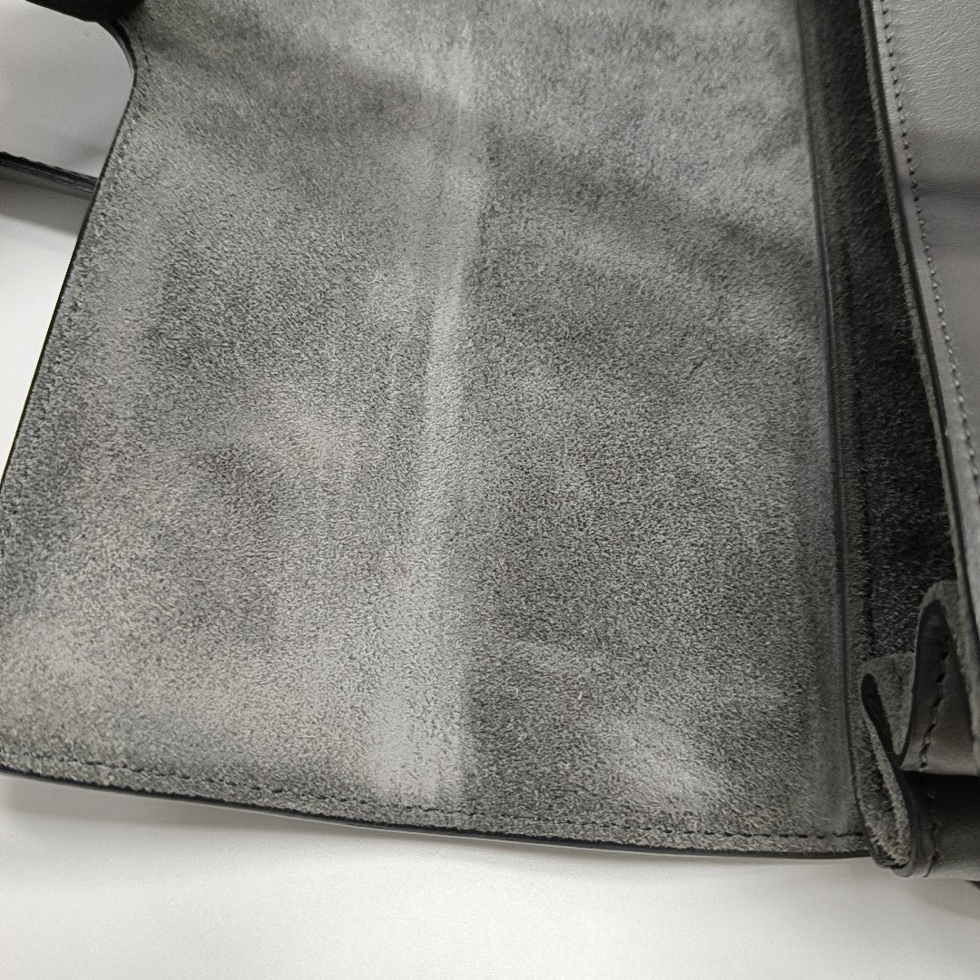 16 Medium Calfskin Gray