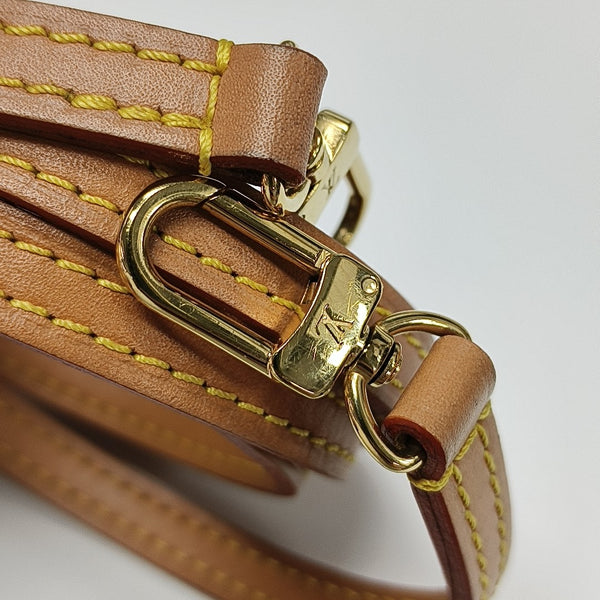 SAC PLAT Mini Monogram Coated Canvas Brown