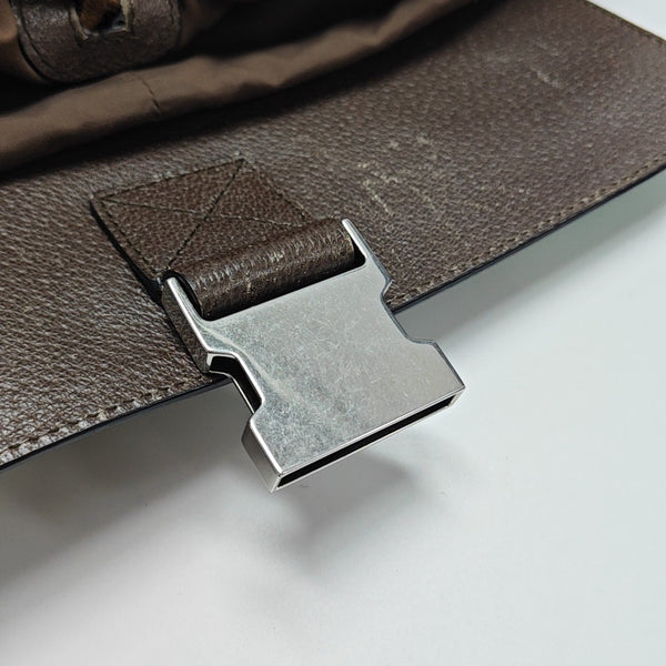 Tian Monogram Coated Canvas Brown