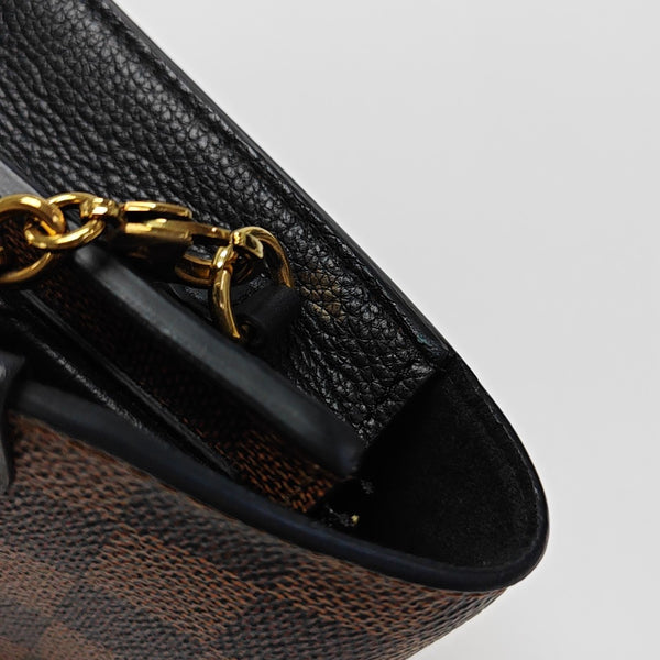 VAVIN Damier Ebene Coated Canvas Brown