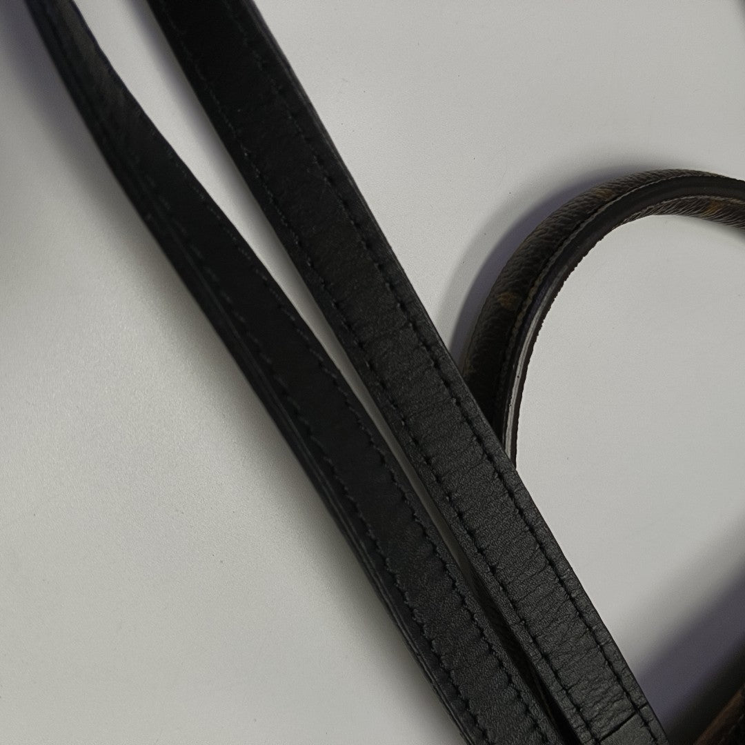 ONTHEGO MM Monogram Coated Canvas Brown