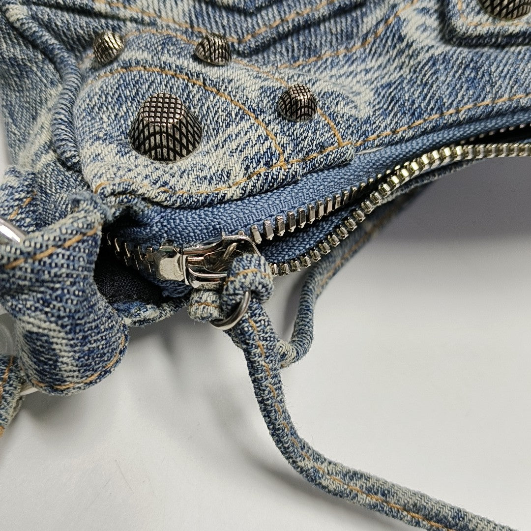 Le Cagole Small Denim Blue