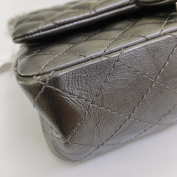 2.55 225 (small) Quilted Calfskin Gray
