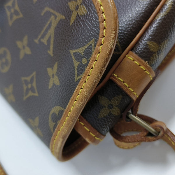SOLOGNE PM Monogram Coated Canvas Brown