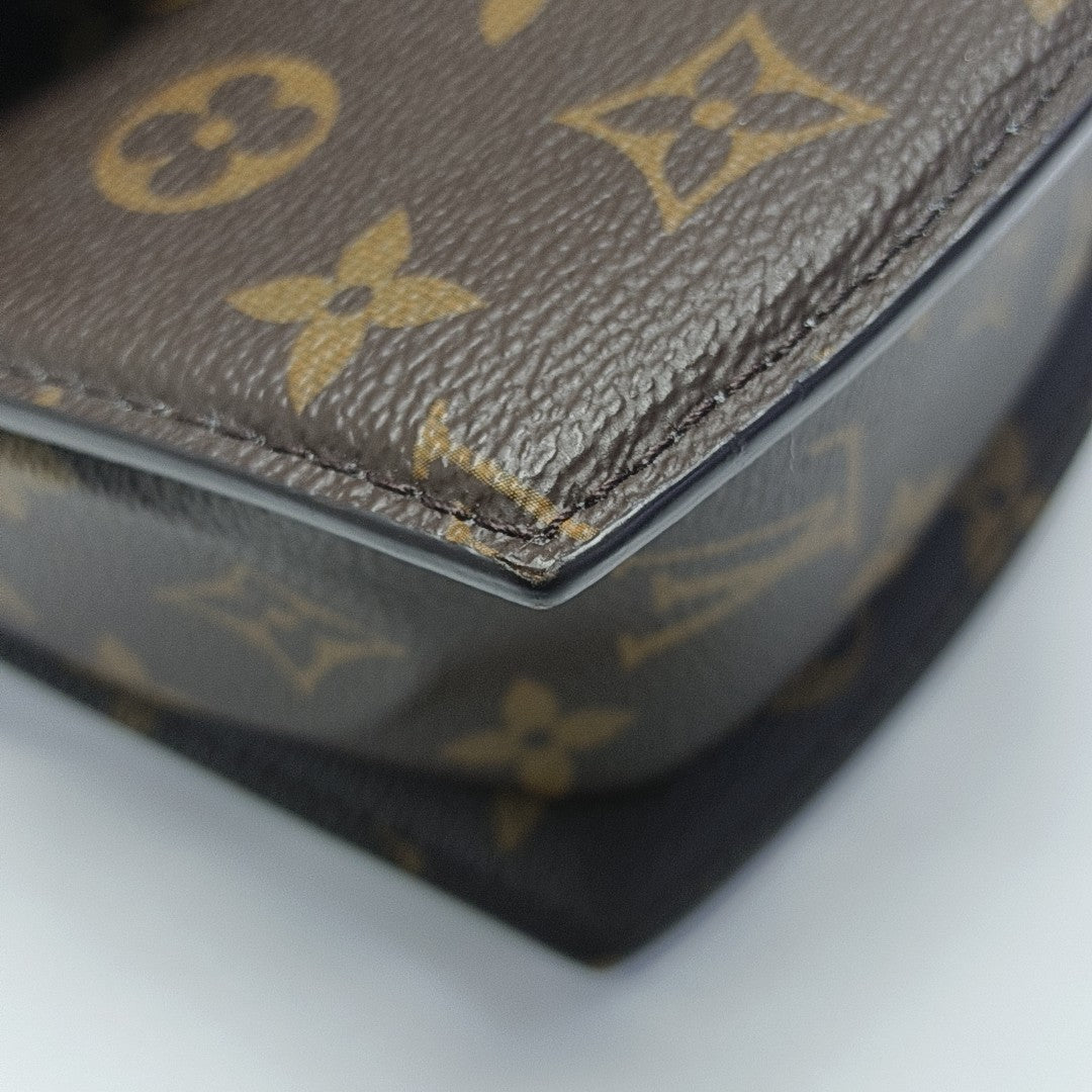 Monogram Coated Canvas Shoulder Bag Super Mini Brown