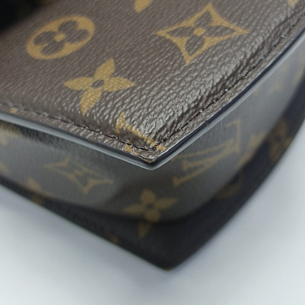Monogram Coated Canvas Shoulder Bag Super Mini Brown