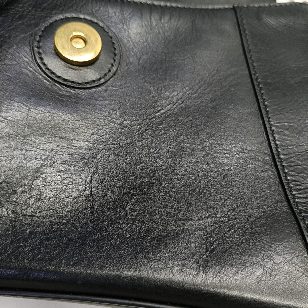 Downtown Small Calfskin Black
