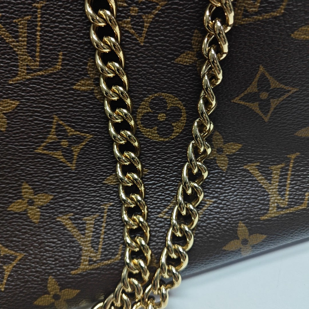 SURENE BB Monogram Coated Canvas Brown