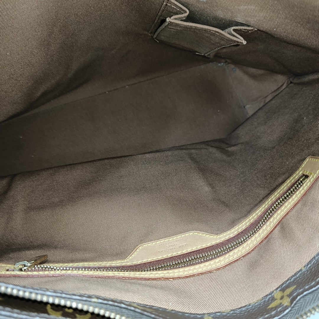 PIANO Monogram Coated Canvas Brown