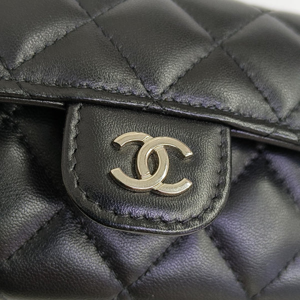 Quilted Lambskin Wallet Black