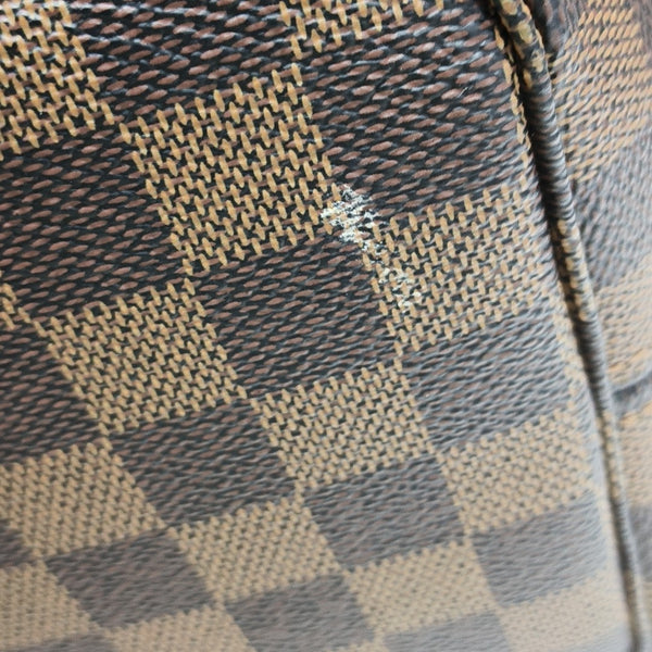 NEVERFULL MM Damier Ebene Coated Canvas Brown