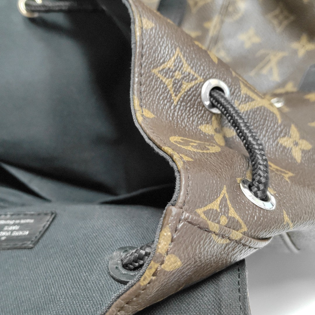 CHRISTOPHER MM Monogram Coated Canvas Brown