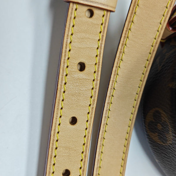 SAUMUR BB Monogram Coated Canvas Brown