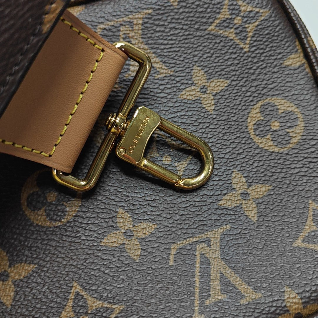 UTILITY Monogram Coated Canvas Brown