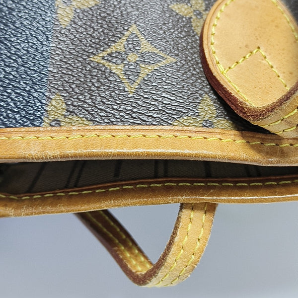 NEVERFULL PM Monogram Coated Canvas Brown