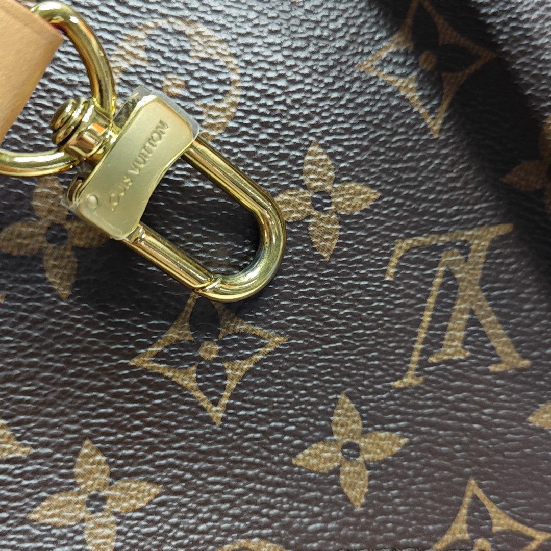 DIANE Monogram Coated Canvas Brown