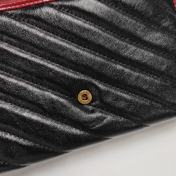 GG Marmont Mini Quilted Calfskin Black