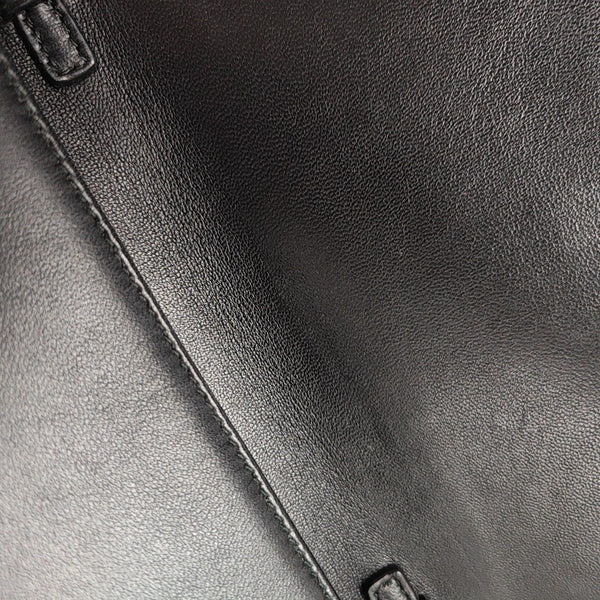 Calfskin Shoulder Bag Black
