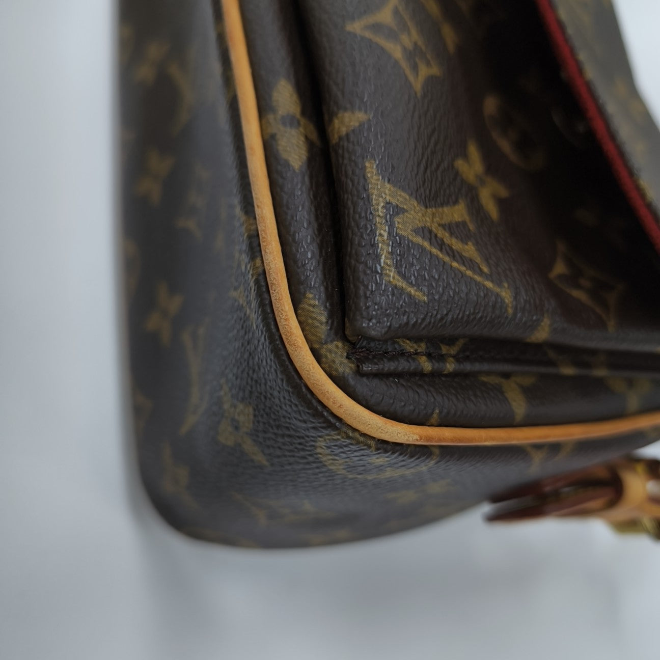VIVA CITE Monogram Coated Canvas Brown