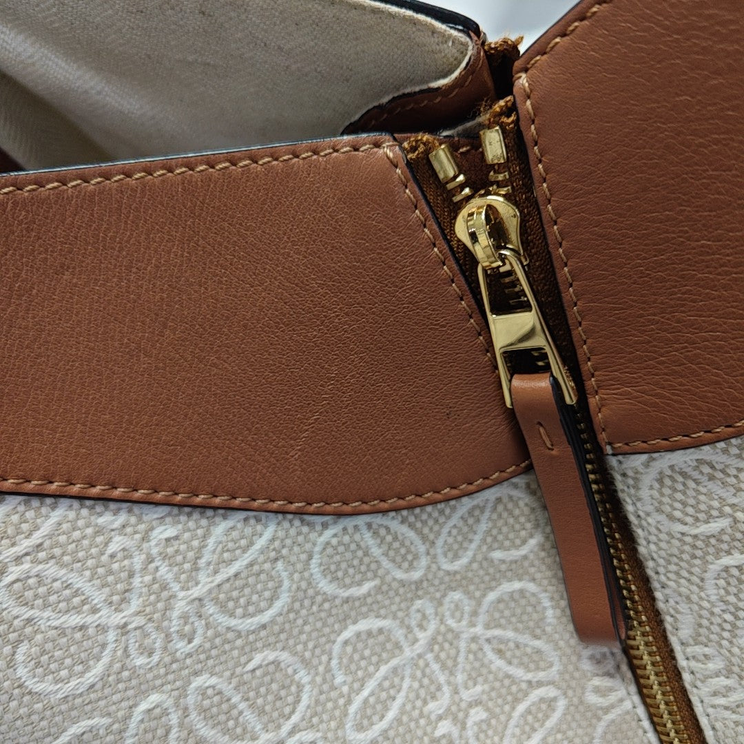 Hammock Small Monogram Calfskin Brown