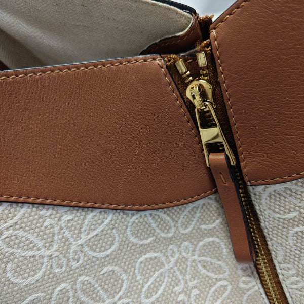 Hammock Small Monogram Calfskin Brown