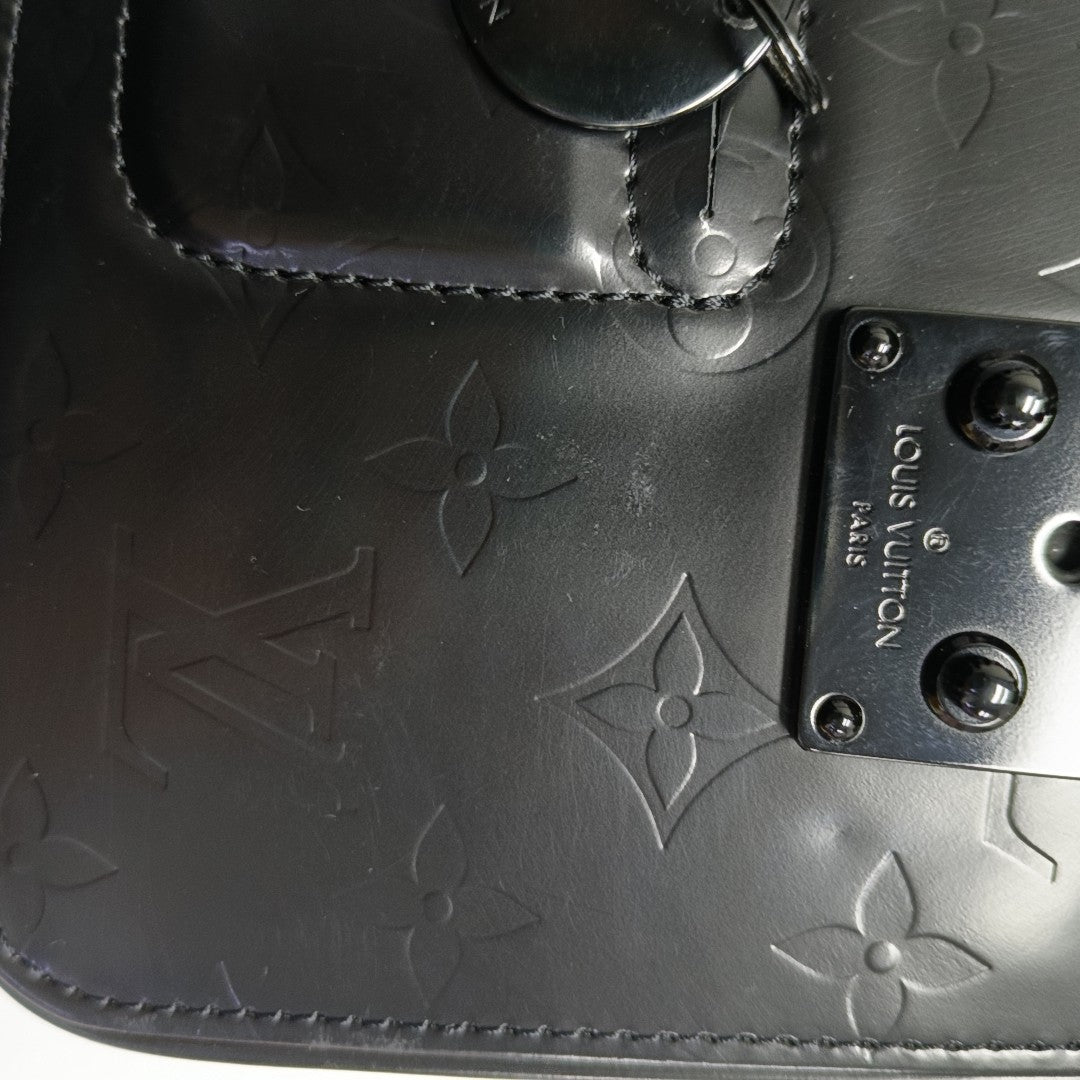Calfskin Top Handle Bag Black