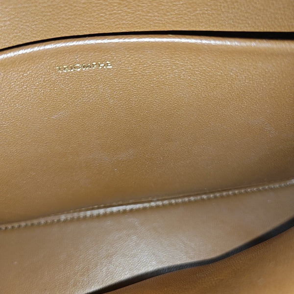 TRIOMPHE Small Coated Canvas Brown
