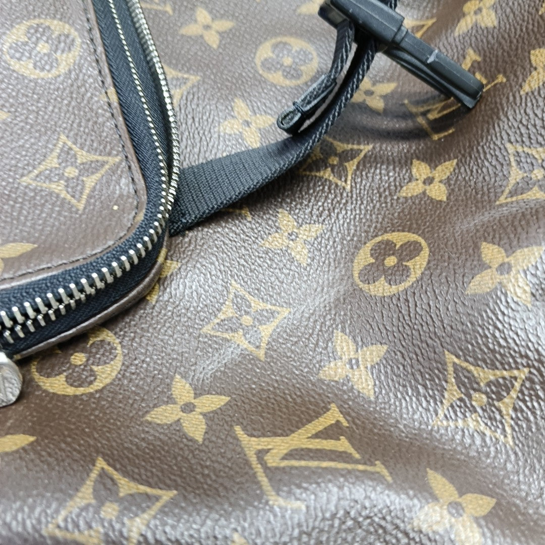 ZACK Monogram Coated Canvas Brown