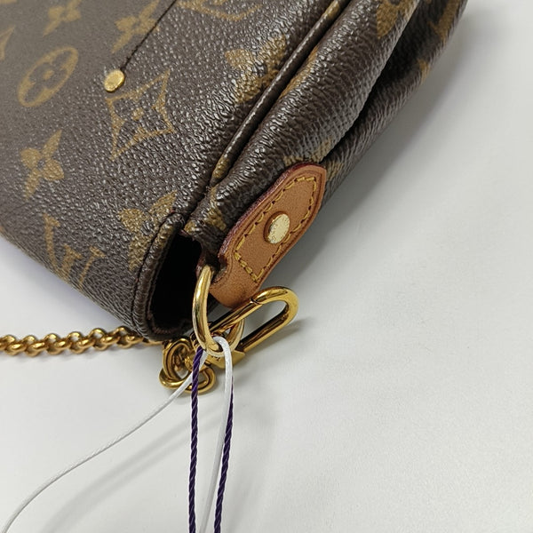 FAVORITE PM Monogram Coated Canvas Brown