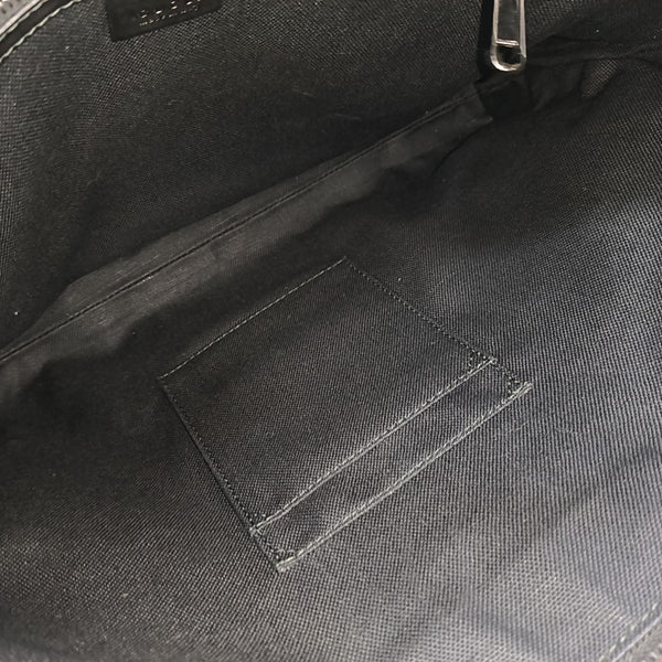 Rania Monogram Coated Canvas Black